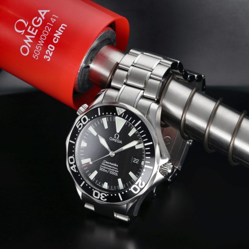 2007 Omega Seamaster Diver 300M Chronometer 22545000 Automatico 41mm Quadrante Nero Onde - Scatola e Garanzia - immagine 13