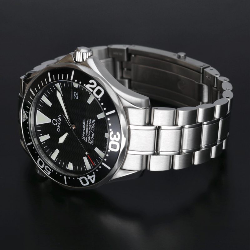 2007 Omega Seamaster Diver 300M Chronometer 22545000 Automatico 41mm Quadrante Nero Onde - Scatola e Garanzia - immagine 11