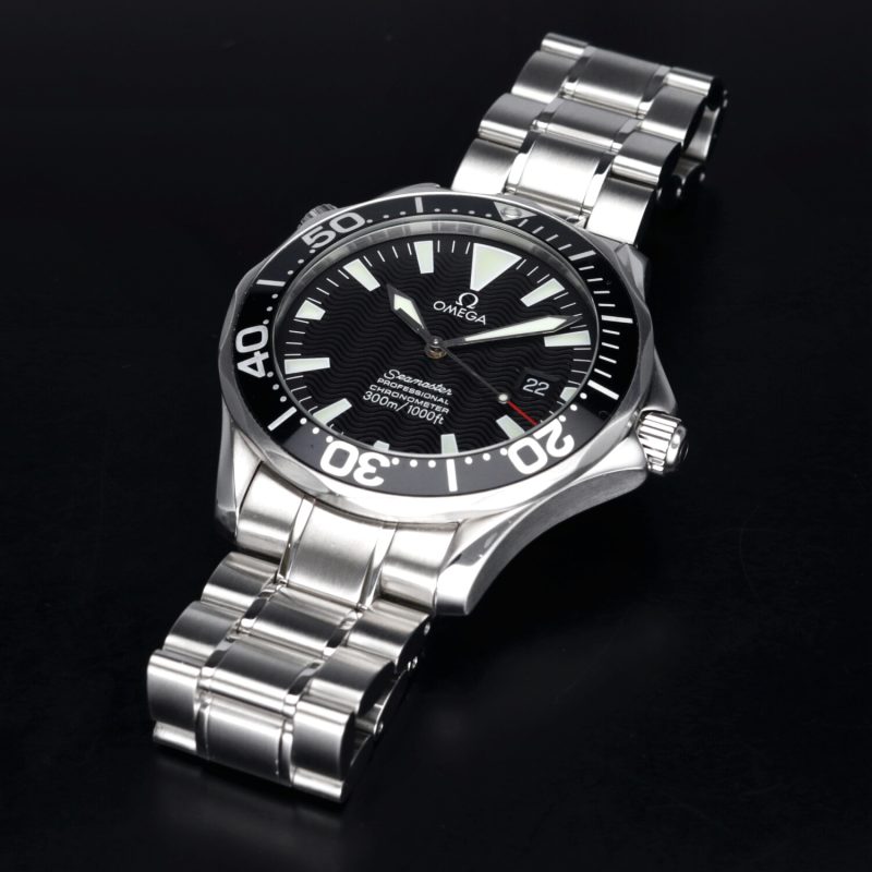 2007 Omega Seamaster Diver 300M Chronometer 22545000 Automatico 41mm Quadrante Nero Onde - Scatola e Garanzia - immagine 7