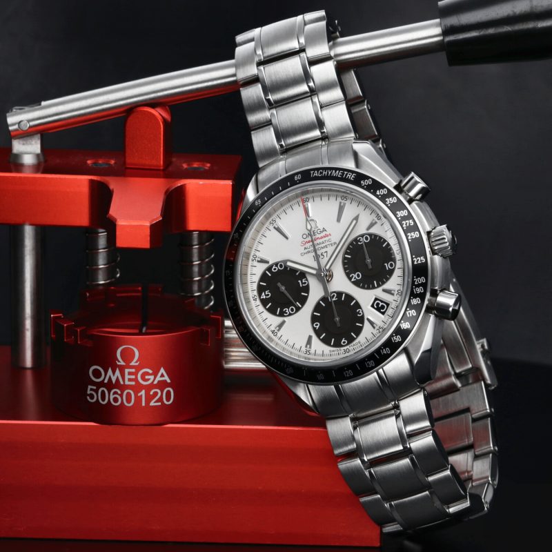 2014 Omega Speedmaster Data 1957 "Panda" 32330404002001 Edizione Limitata - immagine 5