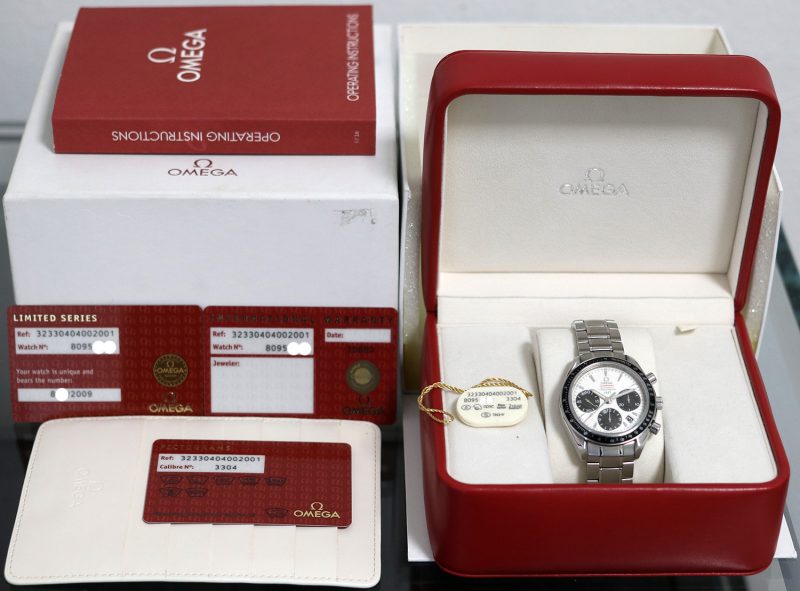 2014 Omega Speedmaster Data 1957 "Panda" 32330404002001 Edizione Limitata - immagine 15