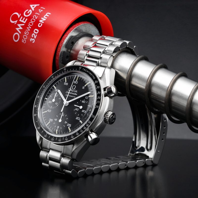 Vintage 1991 Omega Speedmaster Automatic 35105000 BLK Tritium Dial with Warm Creamy Markers - Omega Serviced - Image 3
