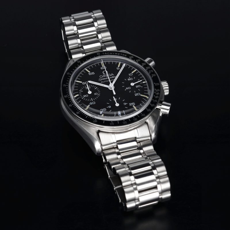 Vintage 1991 Omega Speedmaster Automatic 35105000 BLK Tritium Dial with Warm Creamy Markers - Omega Serviced - Image 6