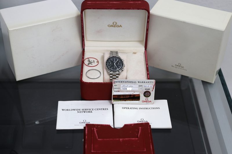 1998 Omega Speedmaster Automatic 35105000 with Box & Card - Omega Serviced - Image 14