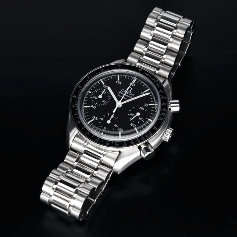 1998 Omega Speedmaster Automatic 35105000 with Box & Card - Omega Serviced - Image 9