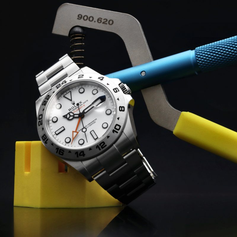 2022 Rolex Explorer II ref. 226570 Quadrante Bianco - Nuovo Mai Indossato! - immagine 7