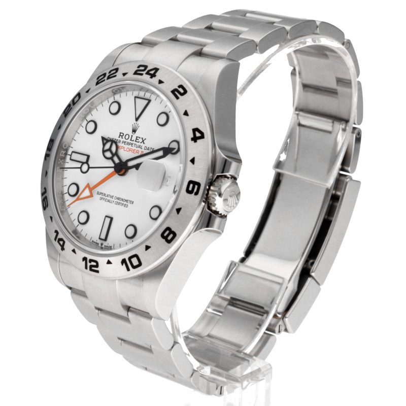 2022 Rolex Explorer II ref. 226570 Quadrante Bianco - Nuovo Mai Indossato! - immagine 2