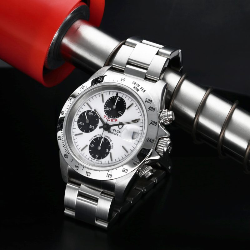 1997 Tudor Prince Date Tiger ref. 79280 Quadrante Panda Bianco "Porcellana" Scatola e Garanzia - immagine 4