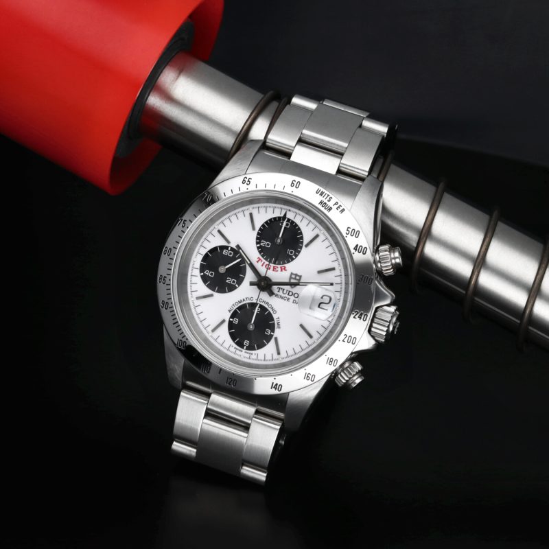 1997 Tudor Prince Date Tiger ref. 79280 Quadrante Panda Bianco "Porcellana" Scatola e Garanzia - immagine 12