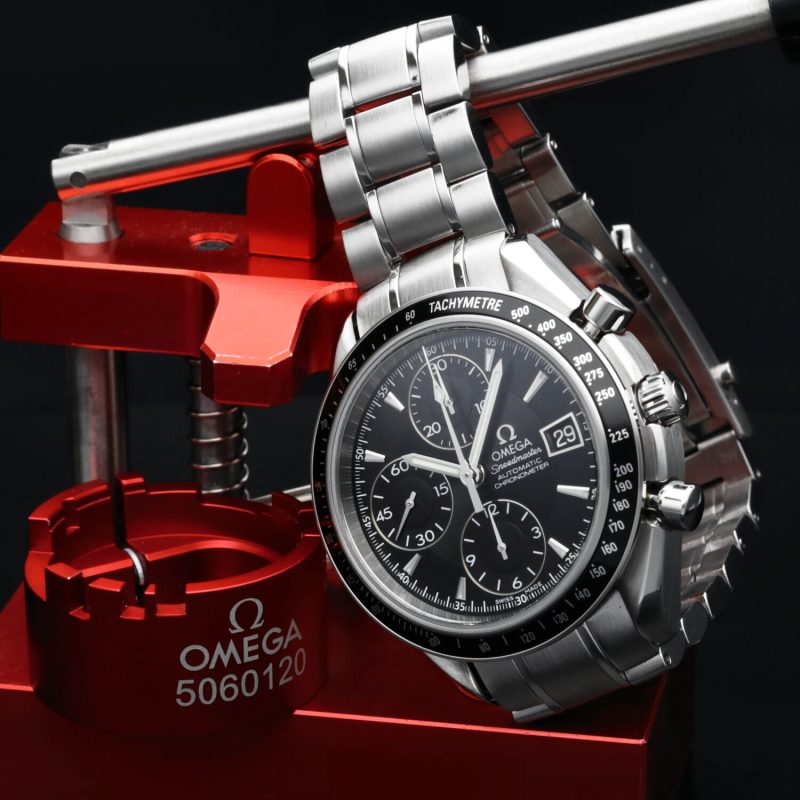 2008 Omega Speedmaster Data 32105000 con Scatola e Garanzia - Revisionato Presso Centro Assistenza Certificato Omega - immagine 8