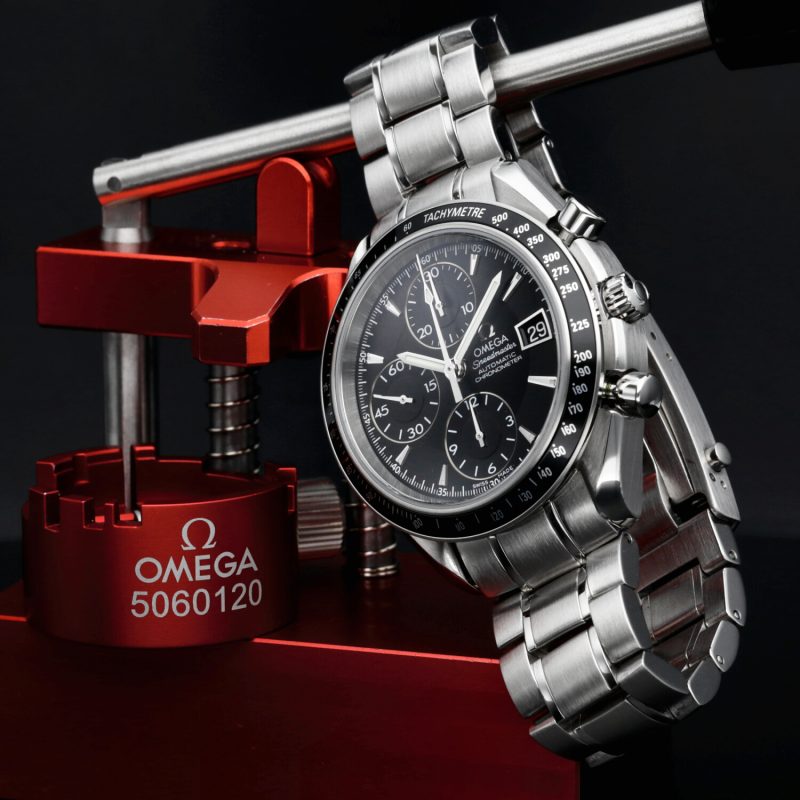 2008 Omega Speedmaster Data 32105000 con Scatola e Garanzia - Revisionato Presso Centro Assistenza Certificato Omega - immagine 5