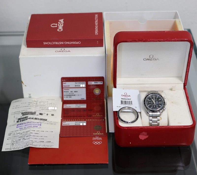 2008 Omega Speedmaster Data 32105000 con Scatola e Garanzia - Revisionato Presso Centro Assistenza Certificato Omega - immagine 14
