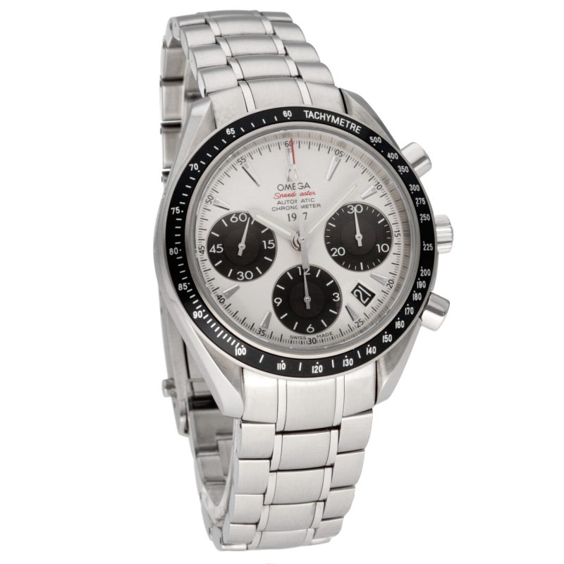 2014 Omega Speedmaster Date 1957 ref. 32330404002001 Panda Dial Limited Edition with Box & Papers