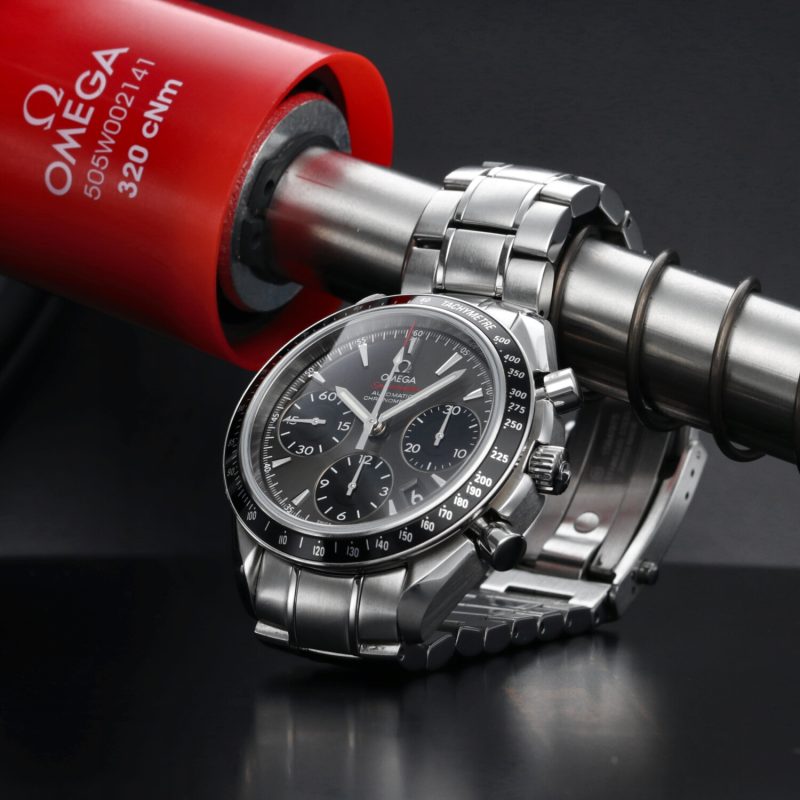2016 Omega Speedmaster Data 32330404006001 Quadrante Grigio con Scatola e Garanzia Originale - immagine 9