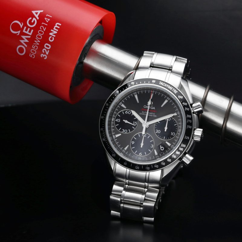 2016 Omega Speedmaster Data 32330404006001 Quadrante Grigio con Scatola e Garanzia Originale - immagine 5