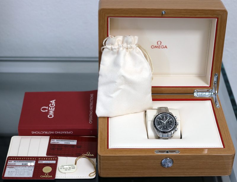 2016 Omega Speedmaster Data 32330404006001 Quadrante Grigio con Scatola e Garanzia Originale - immagine 15