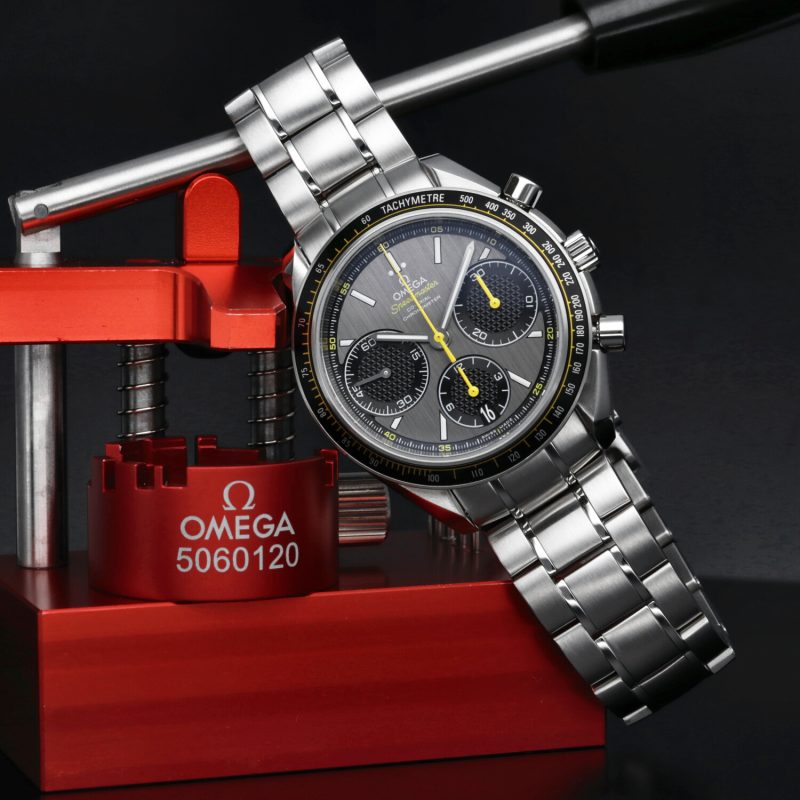 2014 Omega Speedmaster Racing Co-Axial Chronograph 32630405006001 with Box &Cards New Untouched NOS Condition - Image 4