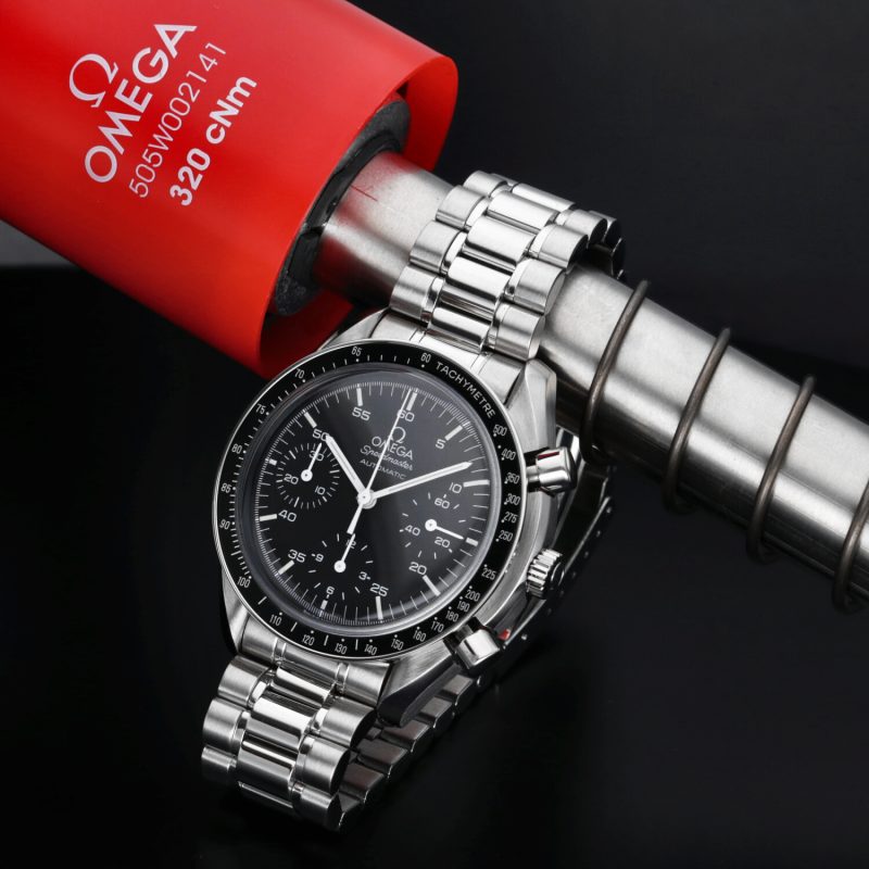 1999 Omega Speedmaster Reduced 35105000 Scatola e Garanzia - Revisionato Omega - immagine 9