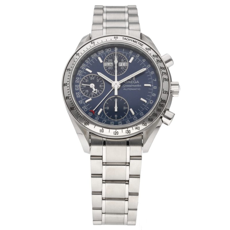2007 Omega Speedmaster Day Date 39 ref. 35238000 con Scatola e Garanzia Originale Revisionato Presso Centro Assistenza Certificato Omega - immagine 3
