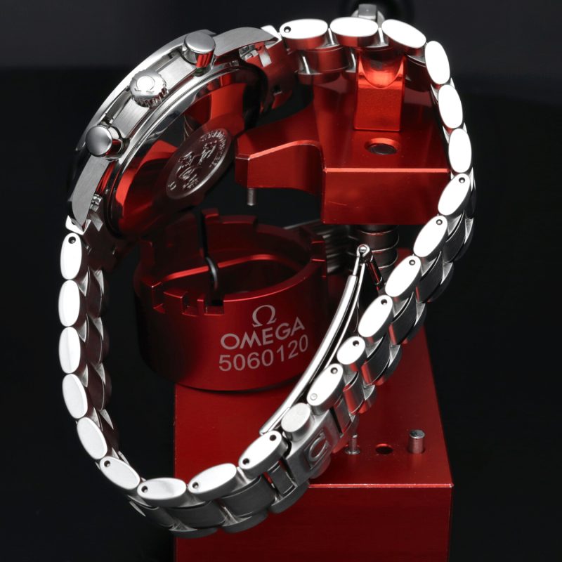 2007 Omega Speedmaster Day Date 39 ref. 35238000 con Scatola e Garanzia Originale Revisionato Presso Centro Assistenza Certificato Omega - immagine 6