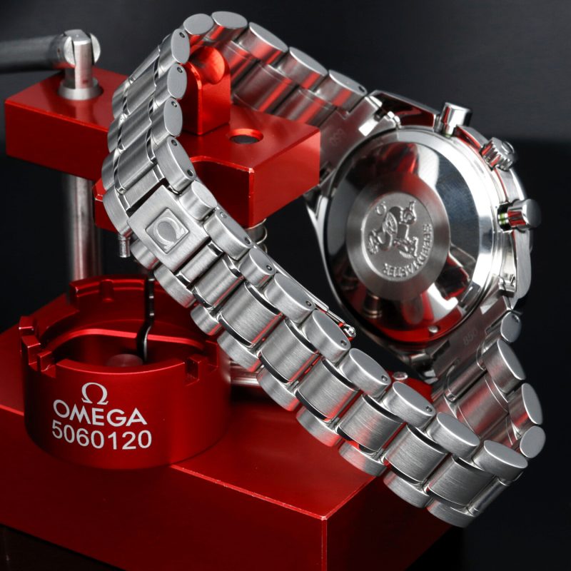 2007 Omega Speedmaster Day Date 39 ref. 35238000 con Scatola e Garanzia Originale Revisionato Presso Centro Assistenza Certificato Omega - immagine 7