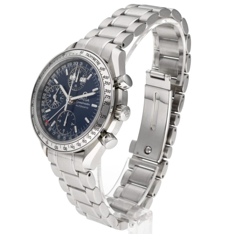 2007 Omega Speedmaster Day Date 39 ref. 35238000 con Scatola e Garanzia Originale Revisionato Presso Centro Assistenza Certificato Omega - immagine 2