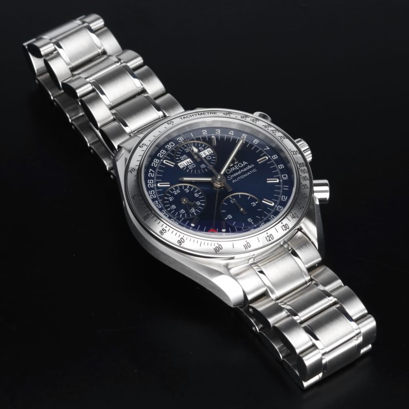 2007 Omega Speedmaster Day Date 39 ref. 35238000 con Scatola e Garanzia Originale Revisionato Presso Centro Assistenza Certificato Omega - immagine 11
