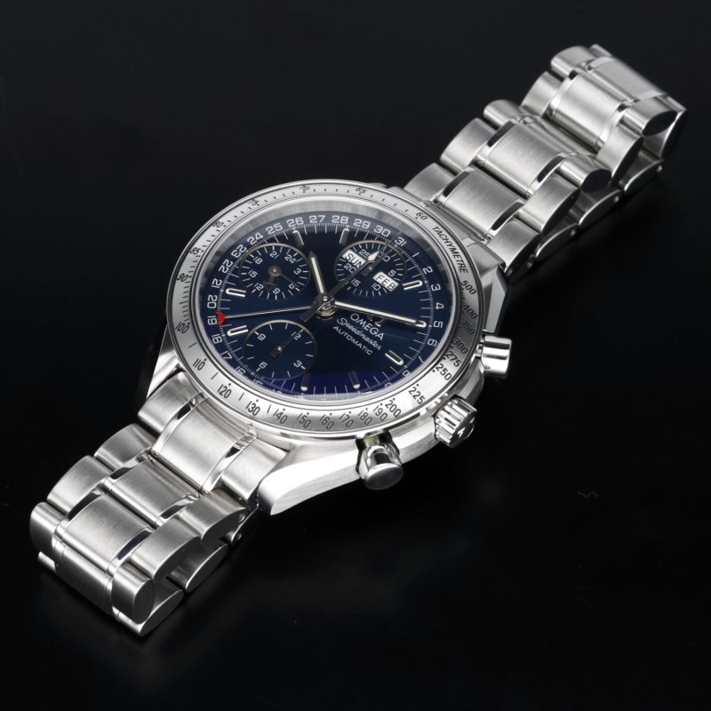 2007 Omega Speedmaster Day Date 39 ref. 35238000 con Scatola e Garanzia Originale Revisionato Presso Centro Assistenza Certificato Omega - immagine 12