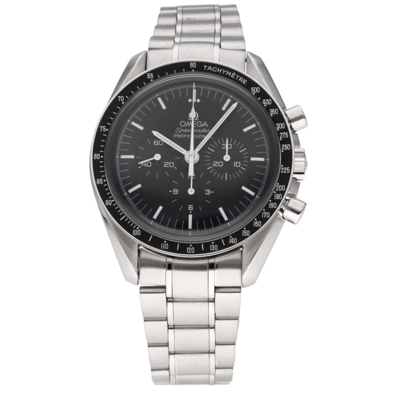 2000 Omega Speedmaster Professional Moonwatch 35705000 Revisionato Presso Centro Assistenza Certificato Omega - immagine 4