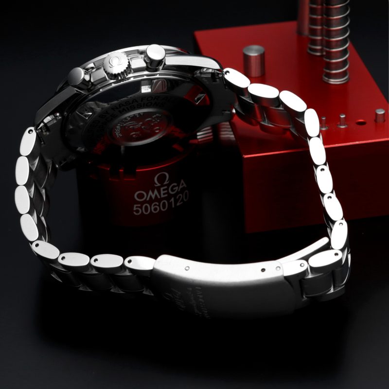2000 Omega Speedmaster Professional Moonwatch 35705000 Revisionato Presso Centro Assistenza Certificato Omega - immagine 7