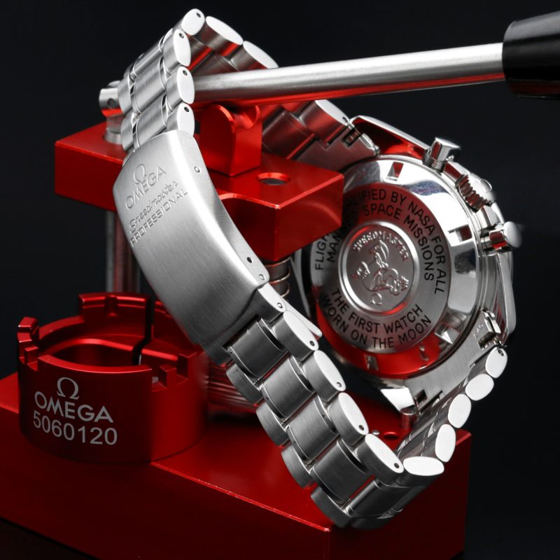 2000 Omega Speedmaster Professional Moonwatch 35705000 Revisionato Presso Centro Assistenza Certificato Omega - immagine 6