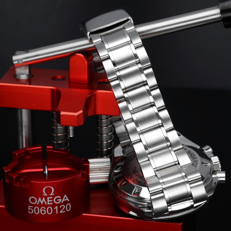 2000 Omega Speedmaster Professional Moonwatch 35705000 Revisionato Presso Centro Assistenza Certificato Omega - immagine 8