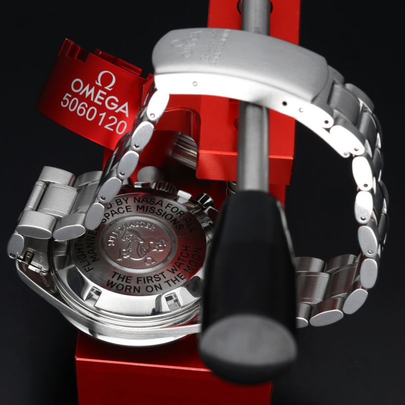2000 Omega Speedmaster Professional Moonwatch 35705000 Revisionato Presso Centro Assistenza Certificato Omega - immagine 9