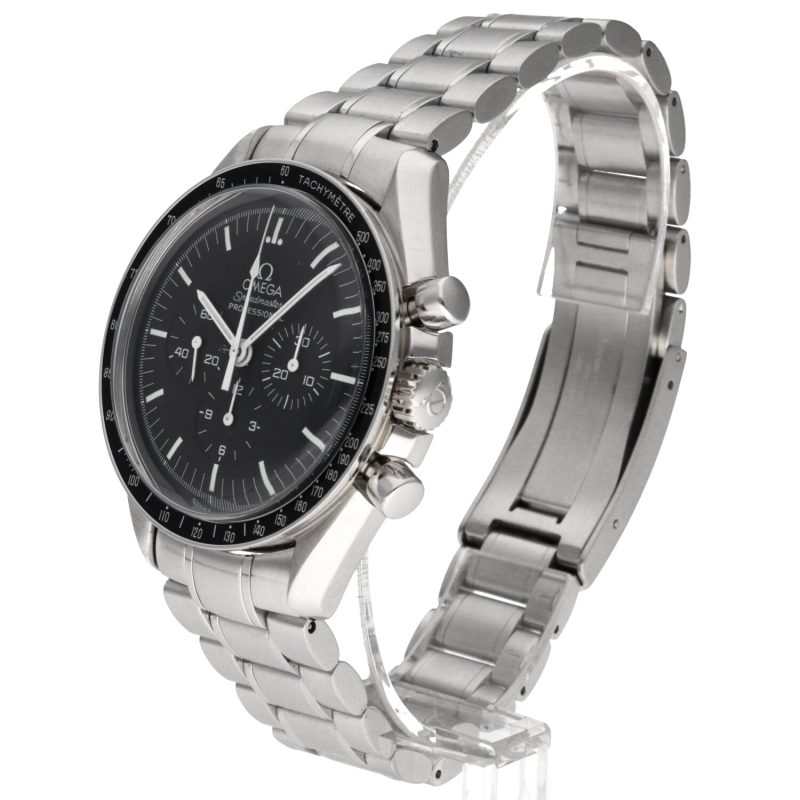2000 Omega Speedmaster Professional Moonwatch 35705000 Revisionato Presso Centro Assistenza Certificato Omega - immagine 2