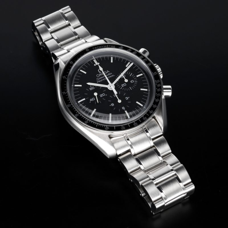 2000 Omega Speedmaster Professional Moonwatch 35705000 Revisionato Presso Centro Assistenza Certificato Omega - immagine 11