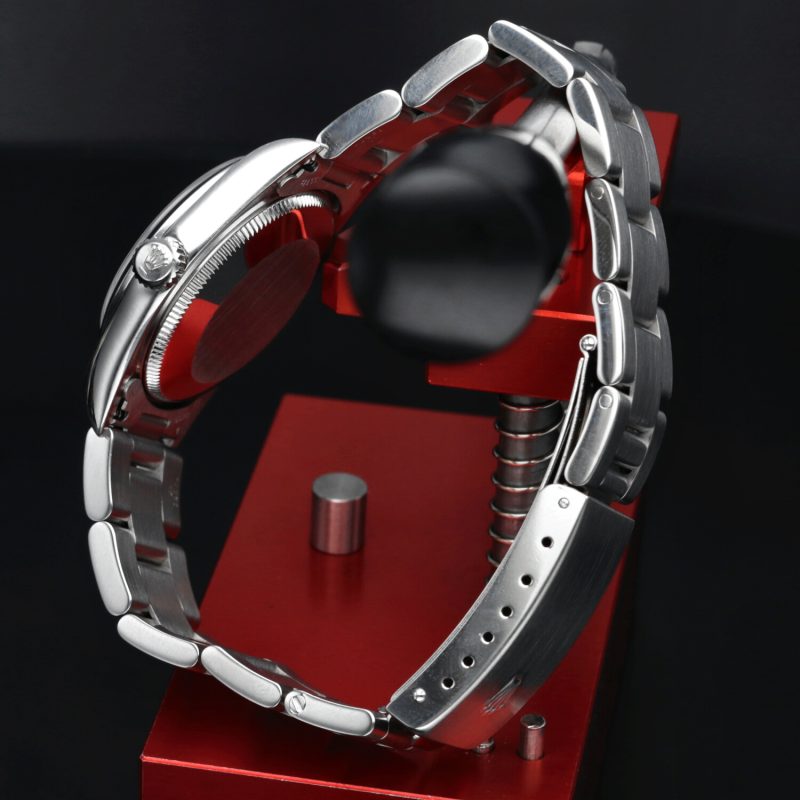 2001 Rolex Midsize Oyster Perpetual 77080 Quadrante "Explorer" 3/6/9 Nero con Scatola Originale - immagine 6