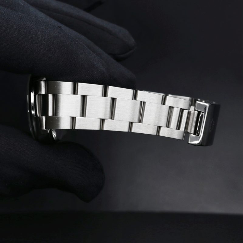 2001 Rolex Midsize Oyster Perpetual 77080 Quadrante "Explorer" 3/6/9 Nero con Scatola Originale - immagine 15