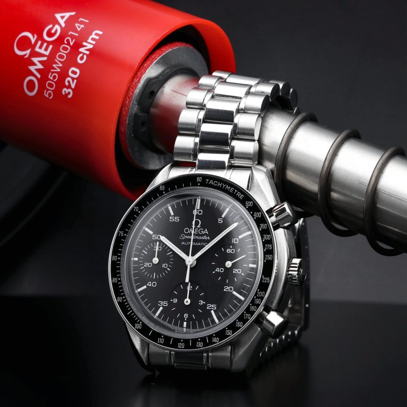 ca. 1999 Omega Speedmaster Automatic 35105000 with Box & Card - Omega Serviced - Image 4