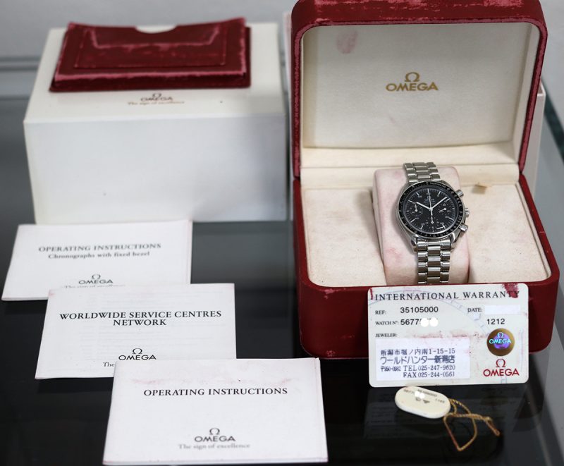 ca. 1999 Omega Speedmaster Automatic 35105000 with Box & Card - Omega Serviced - Image 16