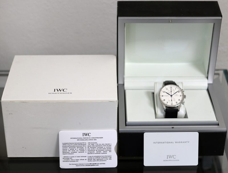 2016 IWC Portoghese Chronograph ref. IW371446 con Scatola e Garanzia Originale - immagine 15