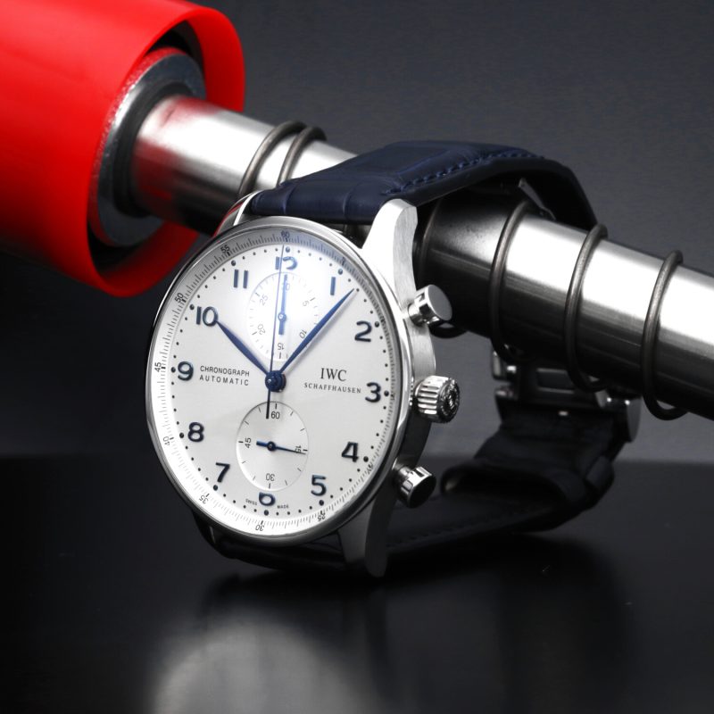 2016 IWC Portoghese Chronograph ref. IW371446 con Scatola e Garanzia Originale - immagine 4