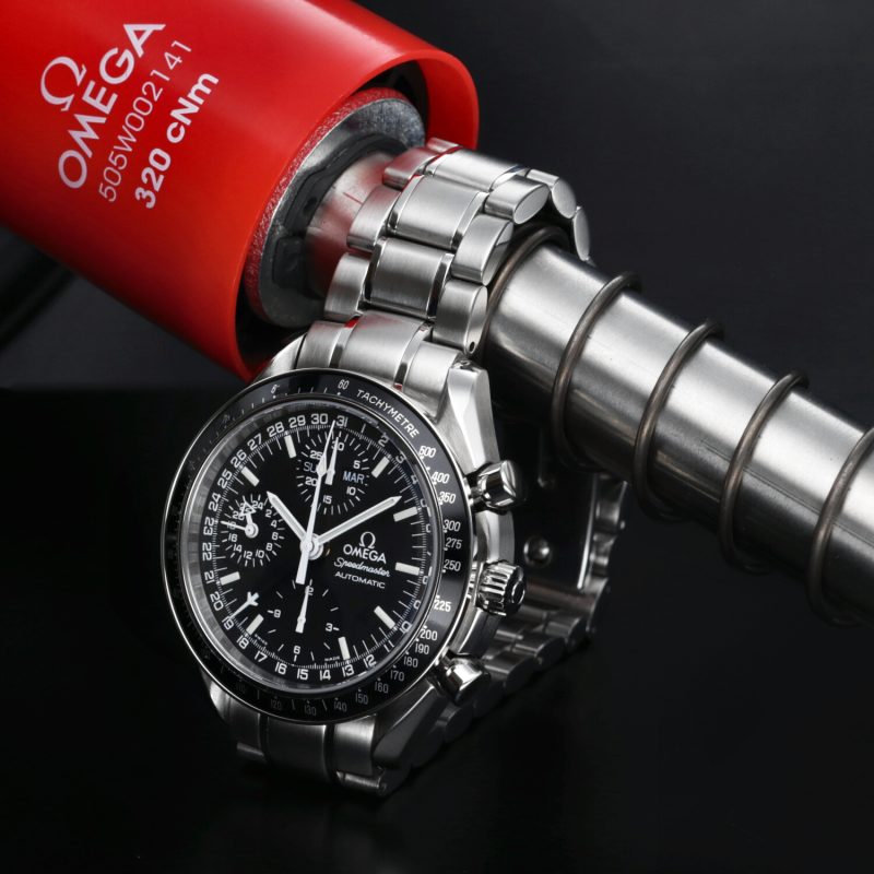1999 Omega Speedmaster Day Date 35205000 with Card - Serviced by Official Omega Certificate Service Center - Image 11