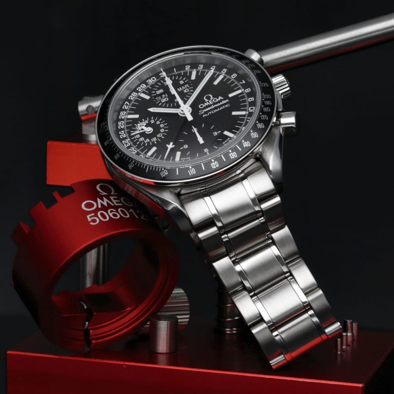 1999 Omega Speedmaster Day Date 35205000 with Card - Serviced by Official Omega Certificate Service Center - Image 5