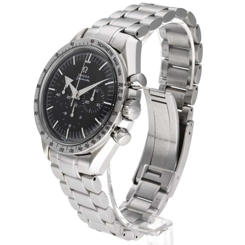 1998 ca. Omega Speedmaster Replica 57 Broad Arrow ref. 35945000 con Scatola e Garanzia Originale - immagine 2