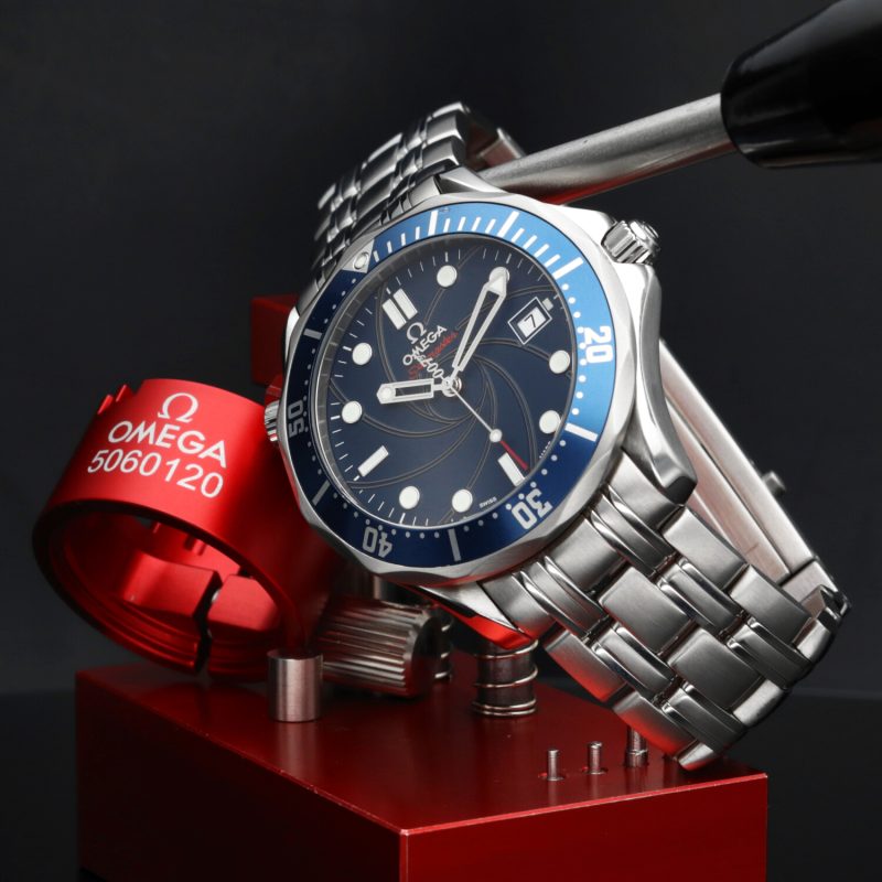 ca. 2006 Omega Seamaster Diver 300M ref. 22268000 James Bond 007 Casino Royale con Scatola e Garanzia - Revisionato Omega - immagine 4