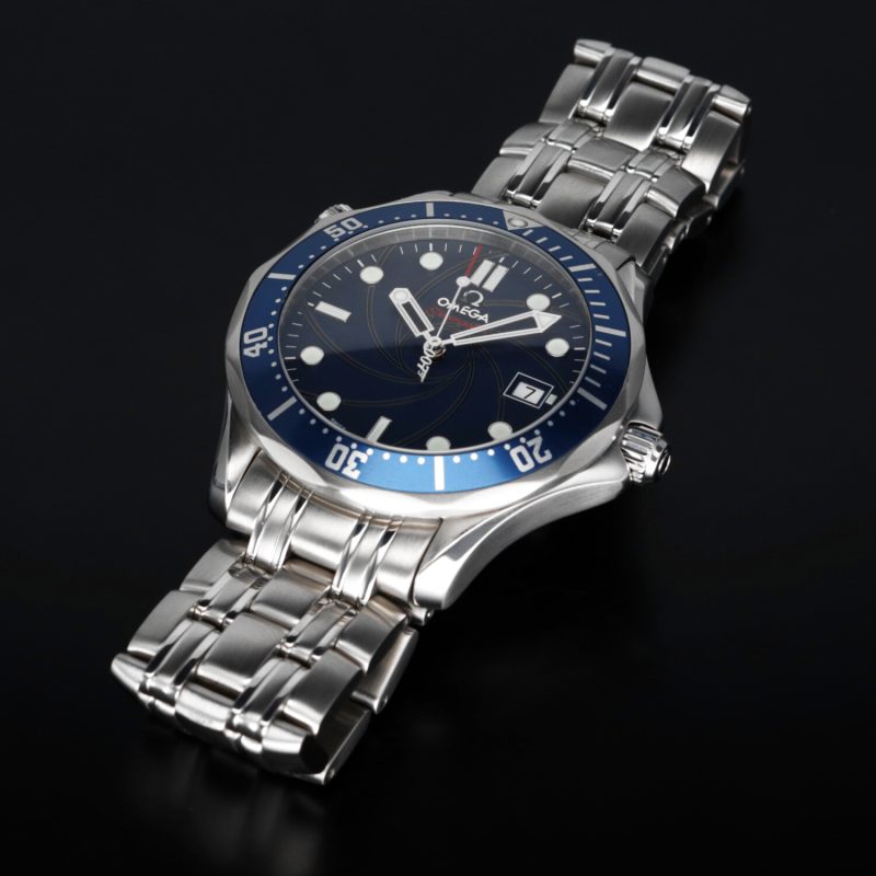 ca. 2006 Omega Seamaster Diver 300M ref. 22268000 James Bond 007 Casino Royale con Scatola e Garanzia - Revisionato Omega - immagine 12