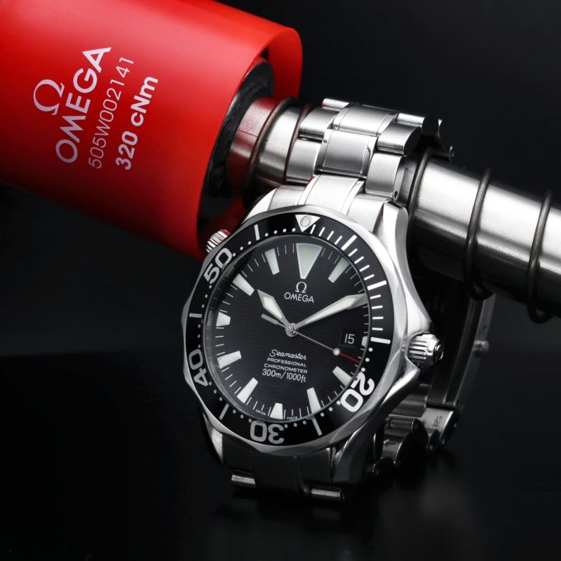 2002 Omega Seamaster Diver 300M Automatico 22545000 con Scatola e Garanzia - Revisionato Omega - immagine 3