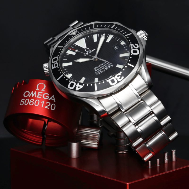 2002 Omega Seamaster Diver 300M Automatico 22545000 con Scatola e Garanzia - Revisionato Omega - immagine 10