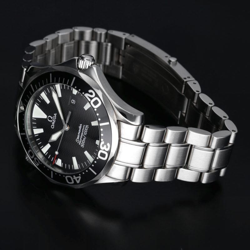 2007 Omega Seamaster Professional 300M 22645000 Quartz 41mm Black Wave Dial with Original Omega Box and Warranty - Image 14
