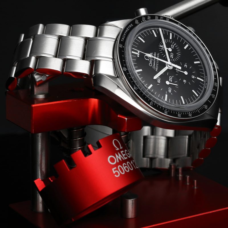 2015 Omega Speedmaster professional Moonwatch "Big Box" ref. 31130423001006 Vetro Zaffiro - Scatola e Garanzia - Revisionato Omega - immagine 5